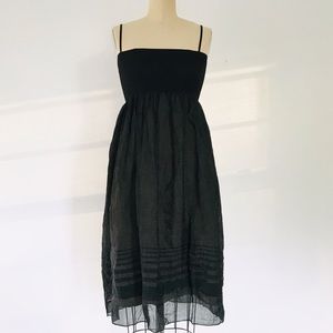 Max Studio Empire Style Strappy Black Summer Dress